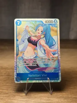 Nefeltari Vivi EB04-025 SR The Azure Sea’s Seven One Piece Card Game English - Image 1