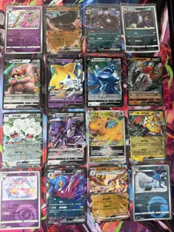 Pokemon 16 Card Lot nm V Max Mega Amazing Ex HOLO Rare Hits Only B95 - Image 1