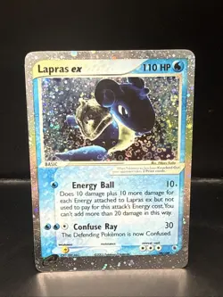 Pokemon Lapras ex 110 HP EX Ruby & Sapphire 99/109 Holo Ultra Rare 2003 Card - Image 1