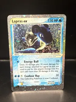 Pokemon Lapras ex 110 HP EX Ruby & Sapphire 99/109 Holo Ultra Rare 2003 Card - Image 2
