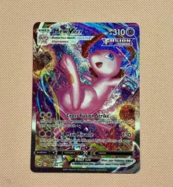 Pokemon Mew VMAX Fusion Strike Holo Card 269/264 Secret Rare Alternative - Image 1