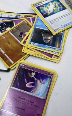 Assorted Cresselia Heatran And Buneary Mixed Pokemon Trading Cards Game Lot Of - Image 2