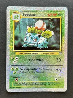 Ivysaur Reverse Holo Legendary Collection Pokemon Card 2002 47/110 - MP - Image 1