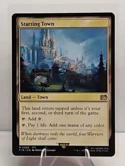 Starting Town Regular Card Final Fantasy Magic: The Gathering NM Condition - Image 1