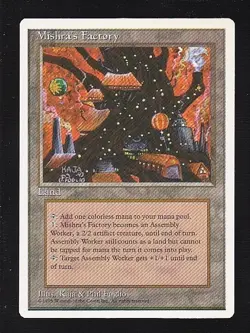 MTG 4th Edition Mishra's Factory (Autumn) - Image 1
