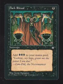 MTG Ice Age Dark Ritual - Image 1