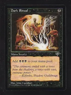 MTG Mirage Dark Ritual - Image 1