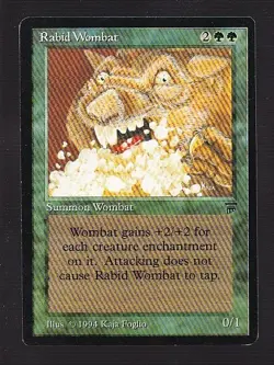 MTG Legends Rabid Wombat - Image 1