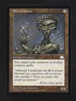 MTG Weatherlight Steel Golem - Image 1