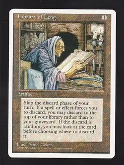 MTG 4th Edition Library of Leng - Image 1