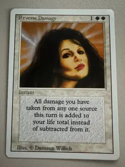 Reverse Damage - MTG - REVISED (3rd) - ENGLISCH - ©1994 NM/M Uncommon - Image 1