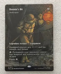 Donnie's Bo - Shadowspear (Borderless) MTG Teenage Mutant Ninja Turtles Regular - Image 1