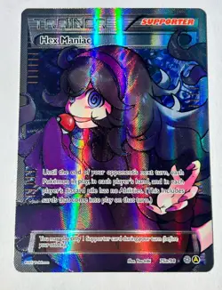 Pokemon TCG XY Hex Maniac Full Art 075a/098 Alternate Art Promo Holo NM - Image 1