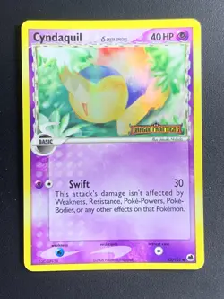 Cyndaquil 45/101 Holo Common Dragons Frontiers Pokemon - Image 1