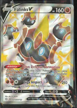 Pokemon TCG - Falinks V Shiny Holo Rare Shining Fates: Shiny Vault SV115/SV122 N - Image 1