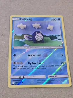 Poliwag 30/149 Sun & Moon Base Set Reverse Holo Pokemon TCG - Image 1