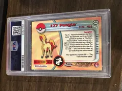 2000 Topps Chrome Ponyta Pokemon Tekno Psa 7 - Image 2