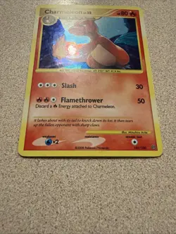 Charmeleon 102/100 Stormfront Holo Swirl LP/NM Secret Rare Pokemon 2008 - Image 2