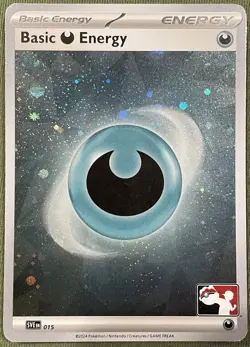 Darkness Energy SVE 015 NM Cosmos Holo Prize Pack Series 7 [Play! Pokemon Stamp] - Image 1