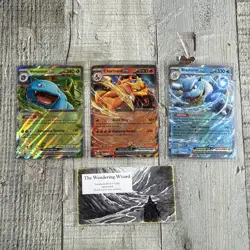 Charizard EX 6/165 & Venusaur EX 3/165 & Blastoise EX 9/165 151 Pokemon TCG NM - Image 1