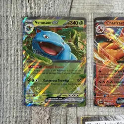 Charizard EX 6/165 & Venusaur EX 3/165 & Blastoise EX 9/165 151 Pokemon TCG NM - Image 2