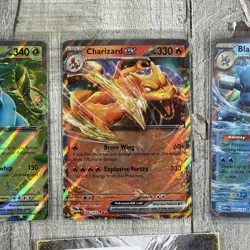 Charizard EX 6/165 & Venusaur EX 3/165 & Blastoise EX 9/165 151 Pokemon TCG NM - Image 3