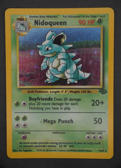Nidoqueen 7/64 - Jungle Set - Holo Rare - Pokemon TCG - LP - Vintage 1999 - Image 1