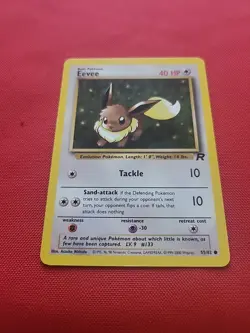 Pokemon: Eevee #55/82 Team Rocket 2000 WOTC Vintage Non-holo - NM / LP - L16 - Image 4