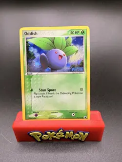 Pokemon EX Unseen Forces Oddish 64/115 Stamped Reverse-Holo 2005 NM Vintage TCG - Image 1
