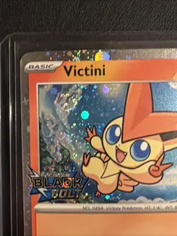 [SWIRL] Victini Black Bolt Stamped 012/086 Cosmos Holo Black Bolt Pokemon NM - Image 2