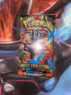 Pokemon Mega Evolutions Booster Pack Sealed Random Art - Image 1