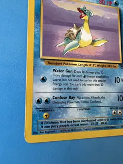Pokemon TCG Lapras 25/62 Fossil Unlimited Non-Holo 1999 WOTC Vintage - Image 5