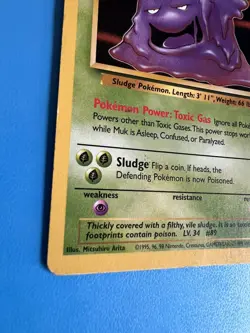 1999 Vintage Pokemon Muk 28/62 Fossil Non Holo - Image 5