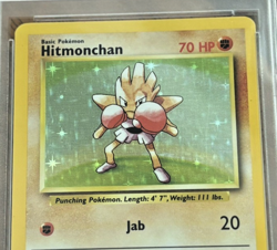 1999 Pokemon Base Set - Hitmonchan Holo (7/102) - PSA 8 (NM-Mint) - Image 3