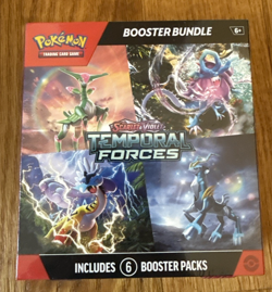 Pokemon TCG Scarlet & Violet Temporal Forces Booster Bundle (6 Packs) SEALED - Image 1