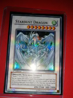 Yugioh! Stardust Dragon TDGS-EN040 Ultra Rare 1st EDITION - Image 1