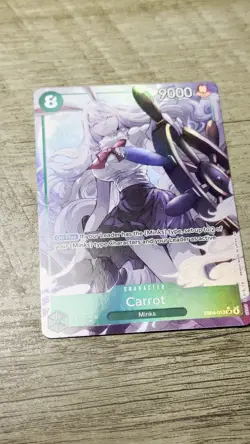 Carrot EB04-013 SR Alt Art The Azure Sea’s Seven One Piece Card Game English - Image 2