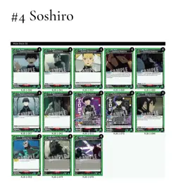 Union Arena Kaiju No. 8 - Soshiro Deck - Image 4