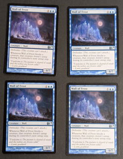 MTG Card - 4x Wall of Frost - Magic Core Set 2011 - NM/LP - Magic The Gathering - Image 1
