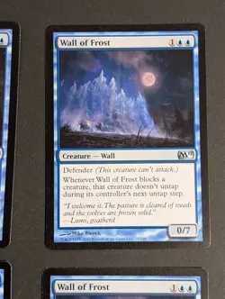 MTG Card - 4x Wall of Frost - Magic Core Set 2011 - NM/LP - Magic The Gathering - Image 3