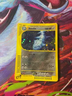Steelix H23/H32 Aquapolis Holo Rare Pokemon Card 2002 E Series - LP - Image 1