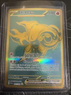 Pokemon Card Chi-Yu EX 241/091 Paldean Fates Holo, Near Mint Condition - Image 1