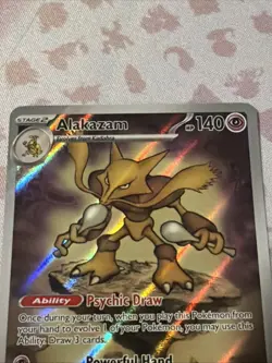 Pokemon Alakazam TCG Mega Evolution Black Star Promo Card MEP-009 - Image 2