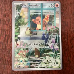 Pokemon Charmander 044 SVP Scarlet & Violet Promo Holo Card 2023 - Image 1