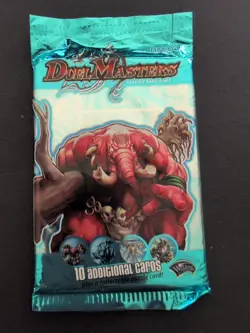 Duel Masters TCG DM-01 Base Sealed Booster Pack 10 Card - WOTC Artwork 2 - Image 1