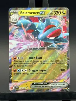 Salamence EX 114/159 Scarlet Violet Journey Together Double Rare Card - Image 1