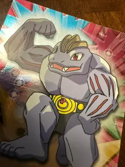 Pokemon Topps 1999 #67 Machoke TV Blue Label Vintage Trading Card, Near Mint - Image 3