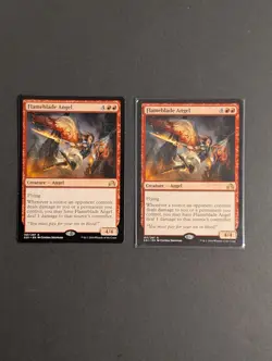 MTG Card - 2x Flameblade Angel - Shadow's Over Innistrad - NM - Magic - #157 - Image 3