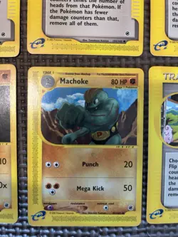 Pokemon Expedition Base Set Card Lot Machop Machoke Professor Oak's Research NM - Image 2