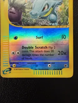 Totodile 134/165 Expedition Pokemon Card Reverse Holo Foil Rare NM - Image 3